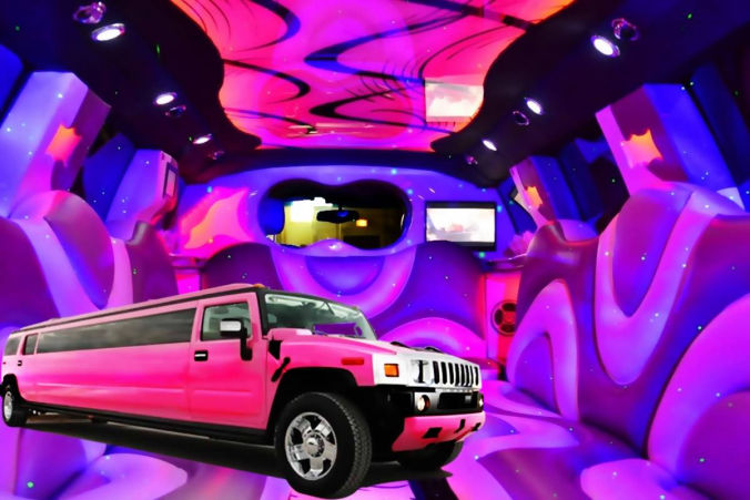 Pink Stretch Limo